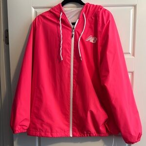 New Balance Vibrant Pink Hooded Jacket